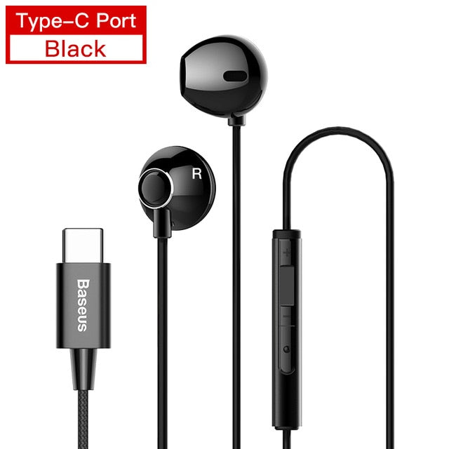 Type C Wired Earphone Bass