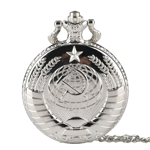 Quartz Pocket Watch Necklace