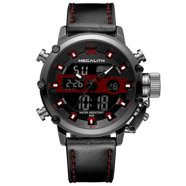 Sport Waterproof Watches Dual Display