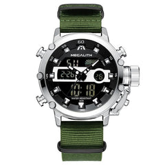 Sport Waterproof Watches Dual Display