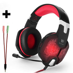 r Stereo Headphone With Microphone Mic Led Game