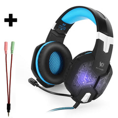 r Stereo Headphone With Microphone Mic Led Game