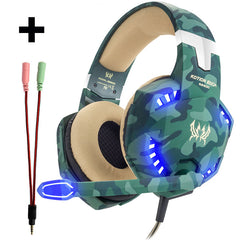 r Stereo Headphone With Microphone Mic Led Game