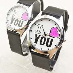 lovers simple watches rubber strap