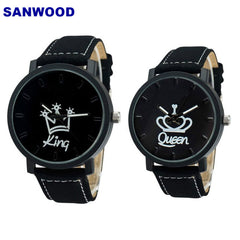 Couple Watch Queen King Crown