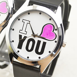 lovers simple watches rubber strap