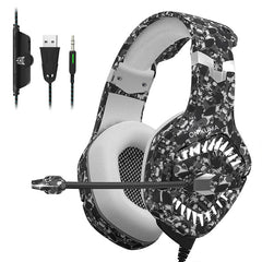 Camouflage  Headset Bass Headphones