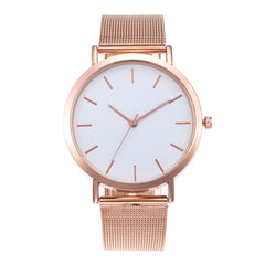 Rose Gold Strap Watch Women's