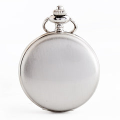 Retro Smooth Men Black Pocket Watch